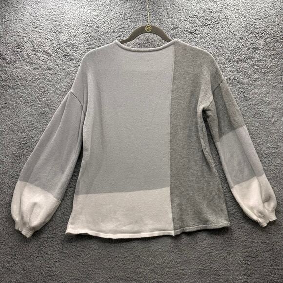 Mazik Women's Medium Sweater Modern Color Block Minimalist Soft Warm Comfortable - Picture 9 of 10